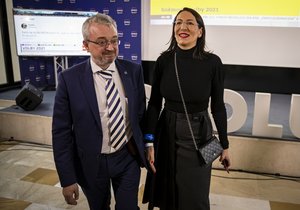 Marek Benda a Alexandra Udženija (oba ODS)