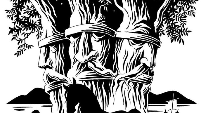 Bůh Triglav (v provedení Marka Bergera) byl uctívaný především polabskými a pomořanskými Slovany Bůh Triglav (v provedení Marka Bergera) byl uctívaný především polabskými a pomořanskými Slovany