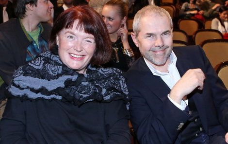 Koncert si nenechal ujít ani moderátor Marek Eben s manželkou Markétou.