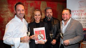 Uvedení knihy Marka Fichtnera: Marek Fichtner, Monika Absolonová, Radek Kašpárek, Jan Punčochář