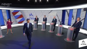 Hilšer odešel z televizní debaty: Stěžoval si na nerovné podmínky a neúčast tria favoritů