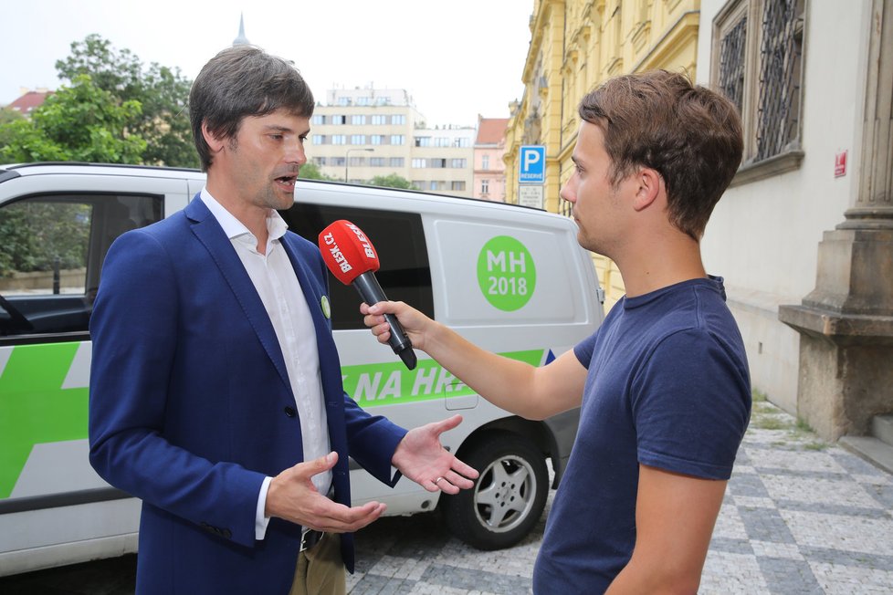 Marek Hilšer poskytl Blesk.cz exkluzivní rozhovor.