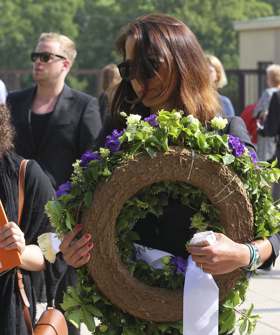 Pohřeb exmanžela Veroniky Žilkové Marka Navrátila (†55)