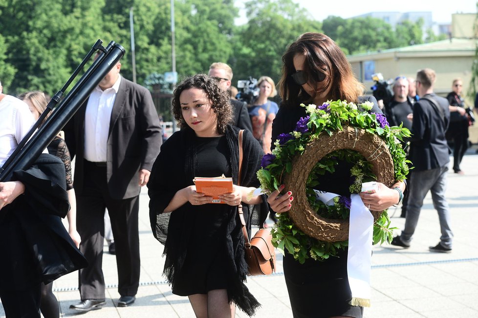 Pohřeb exmanžela Veroniky Žilkové Marka Navrátila (†55)