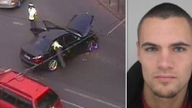 To je on! Marek Půček, řidič, který svým BMW zabil 21letou dívku, která stála na zastávce. Policie po něm pátrá