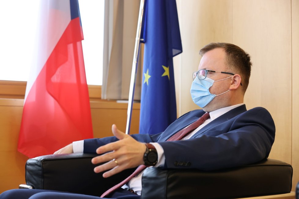 Předseda Českého statistického úřadu Marek Rojíček během rozhovoru pro Blesk (11. 2. 2021).