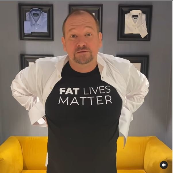 Fat Lives Matter, hlásí Marek Taclík.