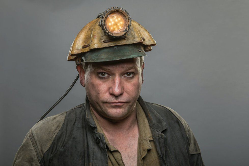 Marek Taclík v roli horníka