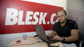 Marek Vít odpovídal na chatu v redakci Blesk.cz