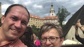 Předseda KDU-ČSL Marek výborný s manželkou Markétou o letošních letních prázdninách.