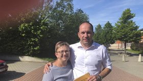 Předseda KDU-ČSL Marek Výborný s manželkou Markétou