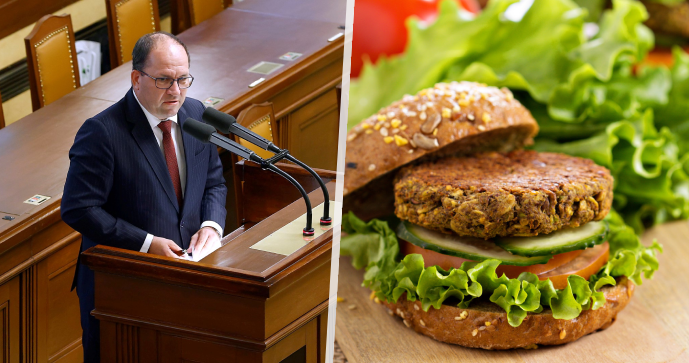 Ministr Marek Výborný (KDU-ČSL) chce přejmenovat vegeburgre.