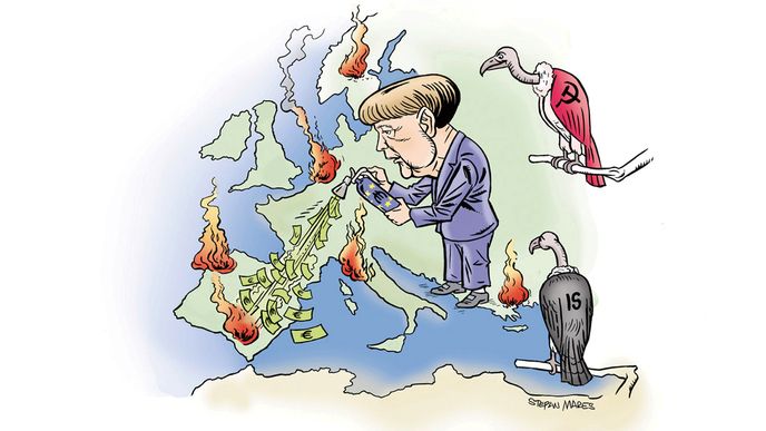 Štěpán Mareš a Reflex v celoevropské galerii karikaturistů