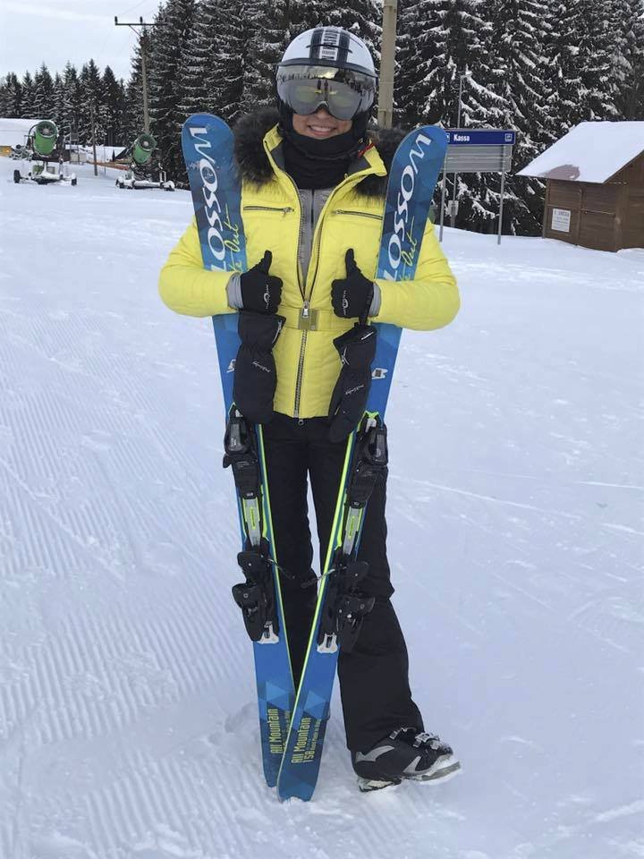 Monika Marešová na lyžích