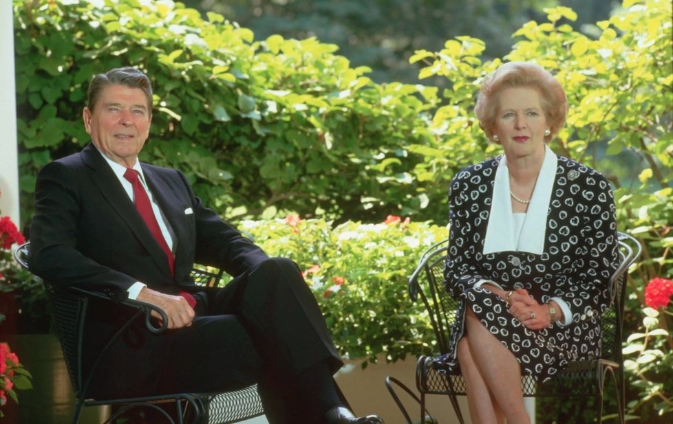 Ronald Reagan a manželkou Nancy
