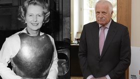 Václav Klaus bral Margaret Thatcherovou za vzor a nejen železnou, ale i milou dámu, která v evropské politice dnes chybí