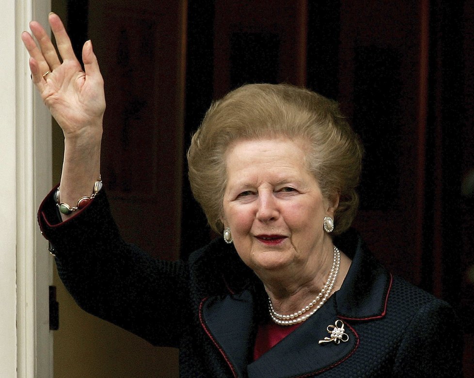Margaret Thatcherová náramek často nosila.