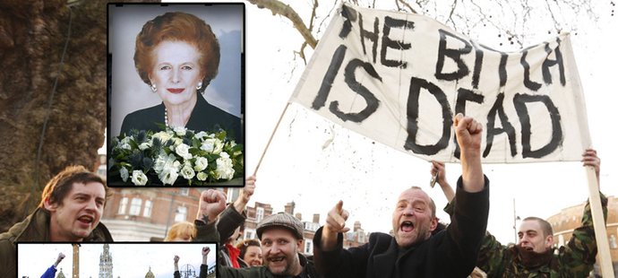 Čarodějnice je mrtvá! Smrt Margaret Thatcherové někteří Britové oslavovali, stejně jako kontroverzní fotbalista Joey Barton