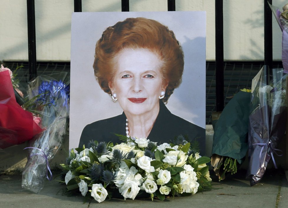 Margaret Thatcherová zemřela na mozkovou mrtvici
