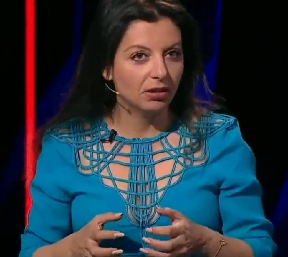 Manažerka ruské zpravodajské televizní sítě RT Margarita Simonjanová