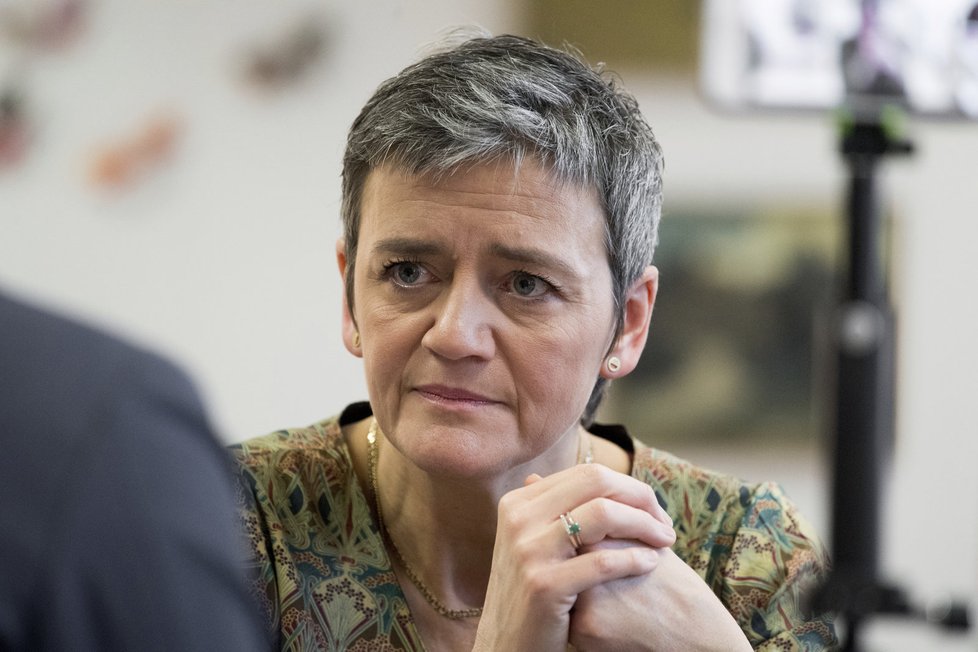 Místopředsedkyně Evropské komise Margrethe Vestagerová