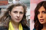 Propuštěné členky Pussy Riot Maria Aljochina a Naděžda Tolokonnikova