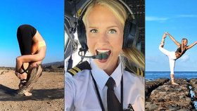 Sexy pilotka Maria (25) cestuje po celém světě a dělá jógu: Sleduje ji armáda fanoušků