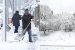 S úklidem sněhové nadílky můžou pomoci i nezaměstnaní. Každoročně se jim tak vytvoří tisíce dočasných pracovních uplatnění(Ilustrační foto)