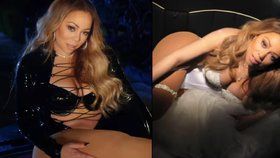 Mariah Carey zvolila nevhodný latexový obleček.