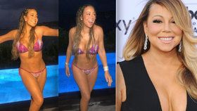 Královna jojo efektu Mariah Carey: Opět štíhlá, tak hurá do plavek!