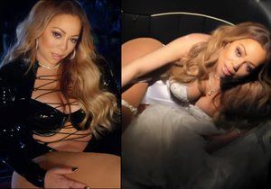 Mariah Carey zvolila nevhodný latexový obleček.