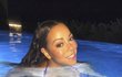 Mariah Carey na dovolené v Karibiku