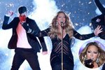 Zpěvačka Mariah Carey své fandy zklamala, neodzpívala jedinou píseň čistě.