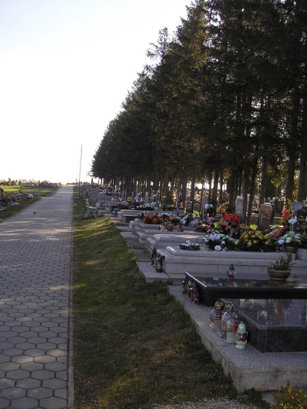 Hřbitov v Popradě.