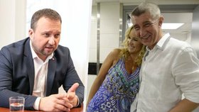 Marian Jurečka v Praze a Andrej Babiš ve Francii s manželkou Monikou