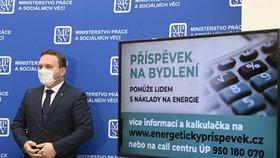 Marian Jurečka (KDU-ČSL) představil možnosti pomoci státu při dražších energiích.