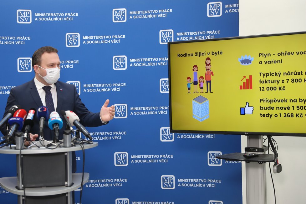 Ministr Jurečka (KDU-ČSL) představil možnosti pomoci od státu kvůli dražším energiím