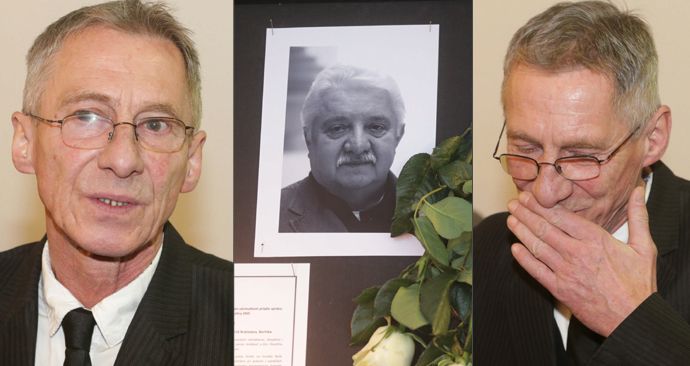 Na pohřeb Mariána Labudy přijel i maďarský herec János Ban alias Otík.