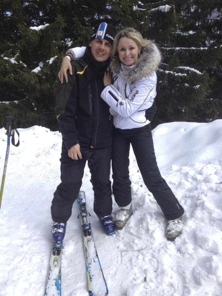 Mariana Konečná se svým manželem ortopedem