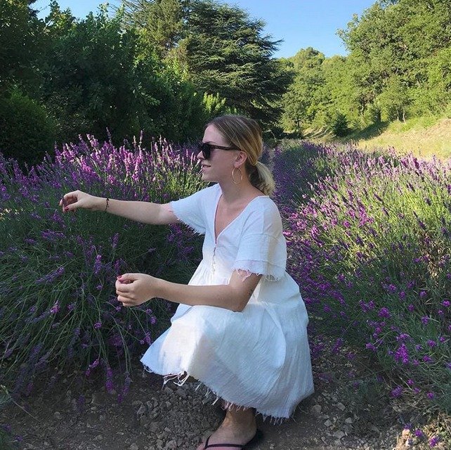 Mariana Prachařová na dovolené ve Francii