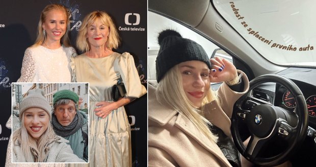 Mariana Prachařová je pyšná na své vlastní auto.