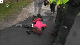 Místo, kde došlo ke srážce Mariannky s autem