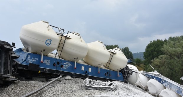V Běchovicích vykolejily dva železniční vagony. (ilustrační foto)