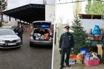 Policisté z Mariánských Lázní darovali psímu útulku krmivo a peníze.