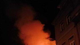 Požár domu v Mariánských lázních (17.10.2023)