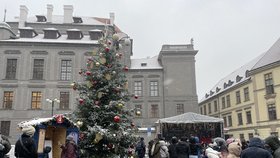 Vánoční trhy na Mariánském náměstí v Praze, 1. 12. 2023