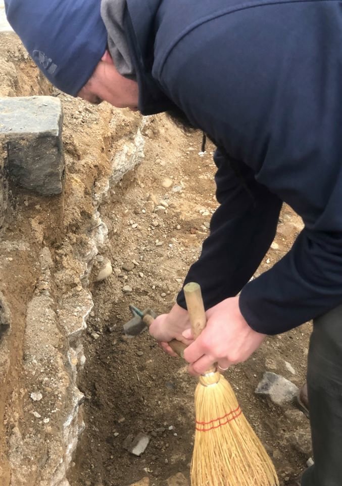 Archeologové odhalili původní základy Mariánského sloupu.