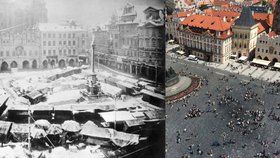 Věděli jste, že na Staroměstském náměstí stával mariánský sloup?