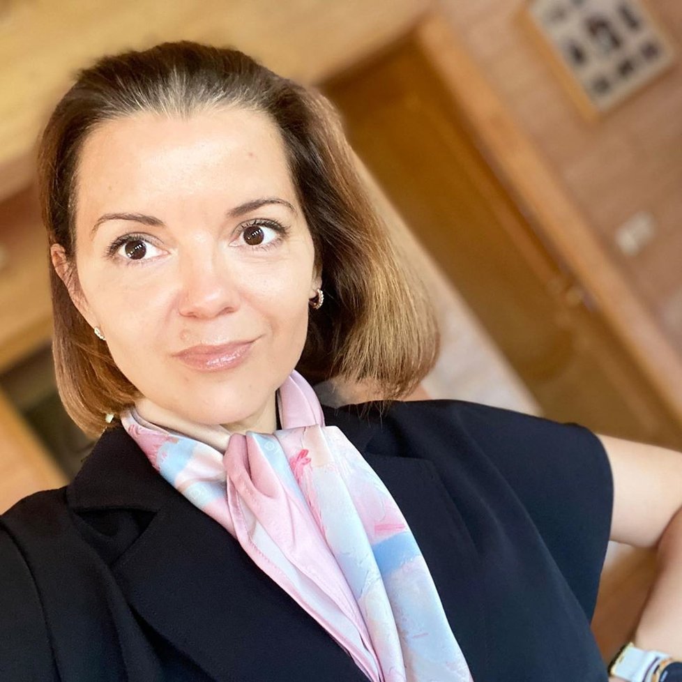 Ukrajinská moderátorka Marichka Padalko