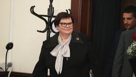 Marii Benešovou uvedl do úřadu ministryně spravedlnosti premiér Andrej Babiš (30.4.2019)